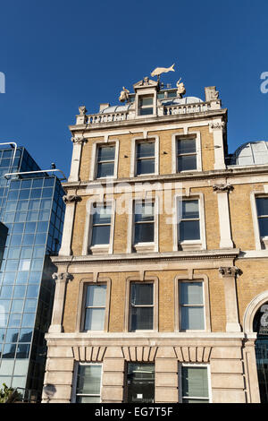 Old Billingsgate Fische Marktgebäude in London Stockfoto