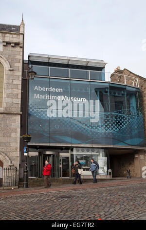 Aberdeen Seemuseum Shiprow Aberdeen Stockfoto