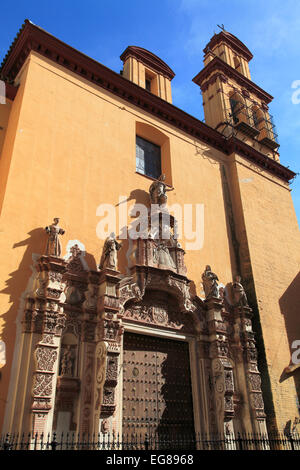 Spanien, Andalusien, Sevilla, Iglesia de Los Drittschädenversicherung, Kirche, Stockfoto