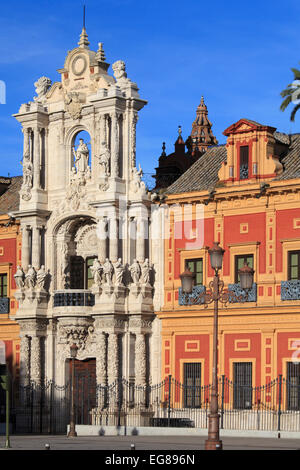 Spanien, Andalusien, Sevilla, Palacio de San Telmo, Palast, Stockfoto