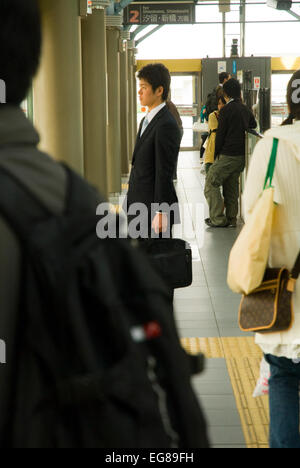 Train Station, Japan, Giappone Stockfoto