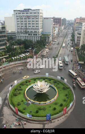 Dhaka Skyline, dieses Foto genommen motijheel in Dhaka Stockfoto