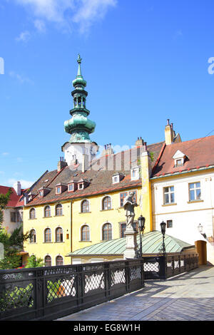 Michaels-Turm (Michalska Brana) in Bratislava, Slowakei Stockfoto