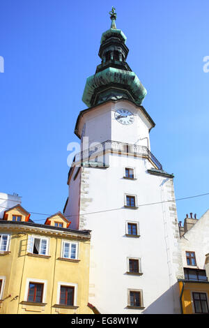 Michaels-Turm (Michalska Brana) in Bratislava, Slowakei Stockfoto