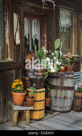 Eine alte Promenade Gasse gefunden in Georgetown, Colorado Stockfoto