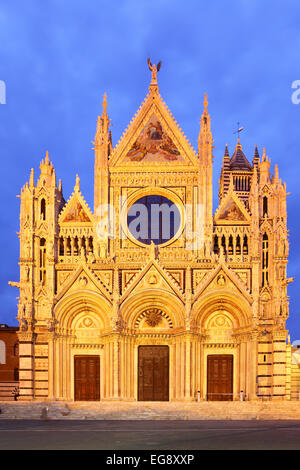 Dom von Siena (Duomo di Siena), Italien Stockfoto