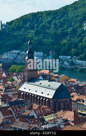 Panoramablick über die Stadt von der Burg Stockfoto