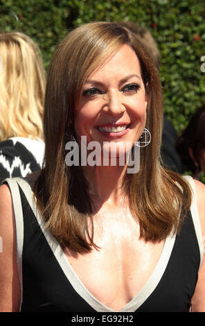 2014 creative Arts Emmy Awards - Ankünfte mit: Allison Janney Where: Los Angeles, California, Vereinigte Staaten von Amerika bei: 16. August 2014 Stockfoto