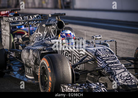 Barcelona, Katalonien, Spanien. 28. Februar 2015. DANIEL RICCIARDO (AUS) fährt ein Red Bull tagsüber 03 die endgültige Formel1 vor der Saison testen am Circuit de Barcelona Catalunya © Matthias Oesterle/ZUMA Wire/ZUMAPRESS.com/Alamy Live-Nachrichten Stockfoto