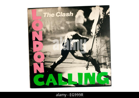 London Calling wurde das dritte Studioalbum der englischen Punk-Rock-Band The Clash. Stockfoto