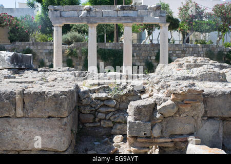 Antike römische Stadt Kos Stockfoto