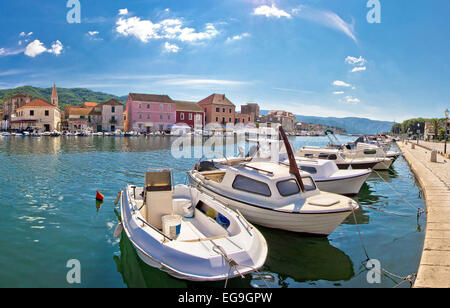 Stari Grad Blick, Insel Hvar, Kroatien Stockfoto