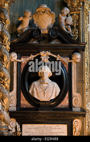 Èiedmont, Turin, Dom, Geburt Christi Kapelle, Büste, Michele Bevamo gewidmet Stockfoto