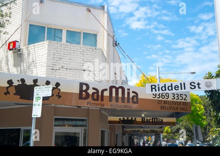 Barmia, Italienisches Restaurant in Bellevue Hill, einem Vorort von Sydney, Australien Stockfoto