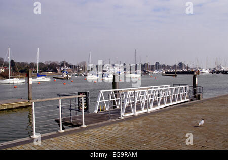 Lymington Marina, Hampshire, England Stockfoto