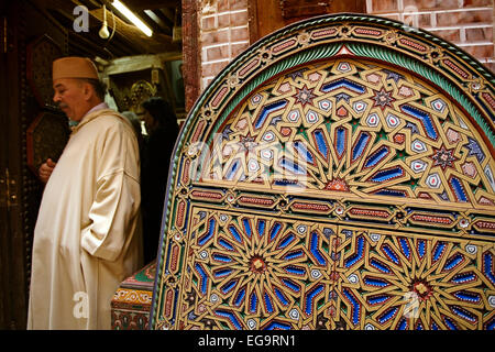 Souk Medina Fes Fes el Bali Marokko Zoco De La Medina de Fes marruecos Stockfoto