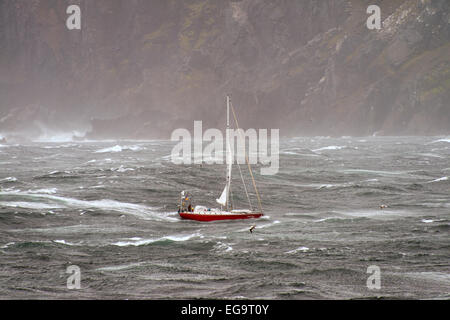 Yacht-Jonathan Rundung Kap Horn Tierra del Fuego Stockfoto