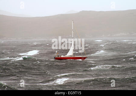 Yacht-Jonathan Rundung Kap Horn Tierra del Fuego Stockfoto