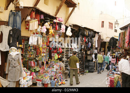 Fes (Marokko), Novembre 2009: Medina Stockfoto