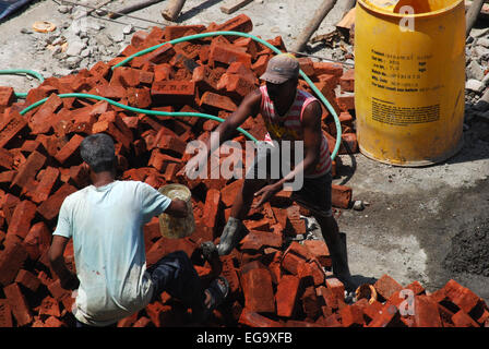Anlagen im Bau Stockfoto