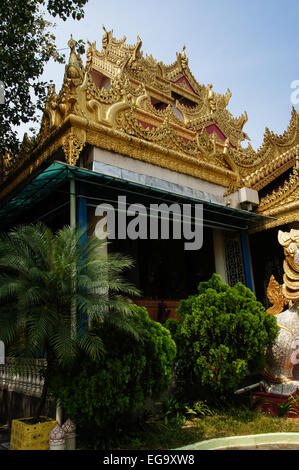 Dhammikarama birmanischen Tempel, Georgetown, Penang, malaysia Stockfoto