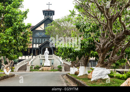 Einen schönen Blick auf den Bischof von Kontum Gebäude, Vietnam, Asien. Stockfoto