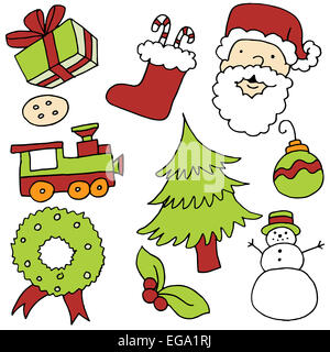 Ein Bild des Weihnachtsartikel. Stockfoto