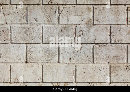 Wand von einem Haus aus Stein Stockfoto