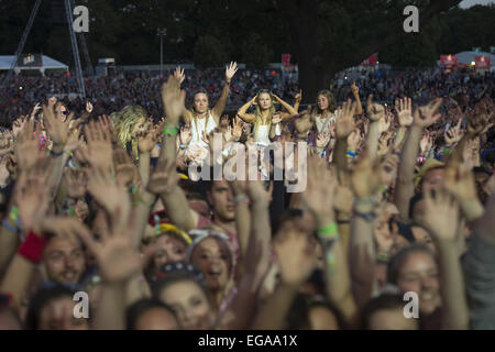 V Festival 2014 - Weston Park - Day 2 - Atmosphäre mit: Atmosphäre wo: Chelmsford, Großbritannien wenn: 17. August 2014 Stockfoto