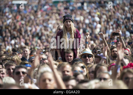 V Festival 2014 - Weston Park - Day 2 - Atmosphäre mit: Atmosphäre wo: Chelmsford, Großbritannien wenn: 17. August 2014 Stockfoto