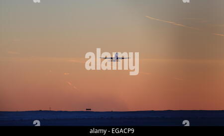 Boeing 767 C-GHLU Air Canada bei YOW Ottawa Kanada, 20. Februar 2015 Stockfoto