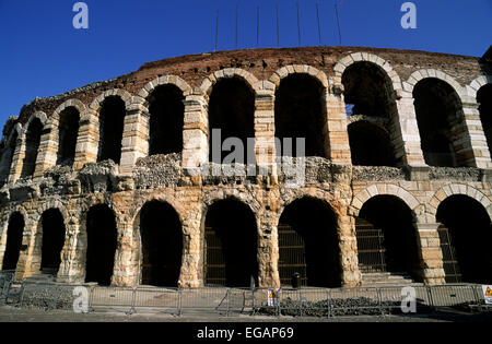 Italien, Veneto, Verona, Arena, römisches Amphitheater Stockfoto
