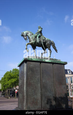 König William II (Koning Willem II) Denkmal in den Haag (Den Haag), Holland, Niederlande. Stockfoto