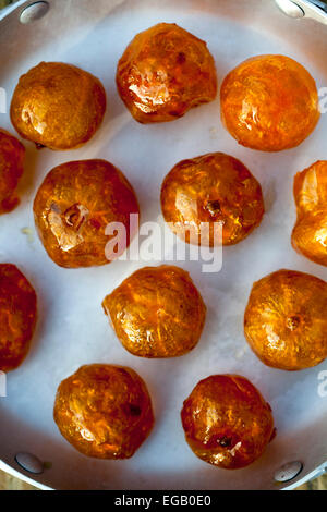 Erhaltene kandierten Kumquat Orange Frucht - eine Spezialität von Hoi an in Vietnam Stockfoto