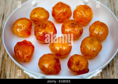 Erhaltene kandierten Kumquat Orange Frucht - eine Spezialität von Hoi an ein Stockfoto