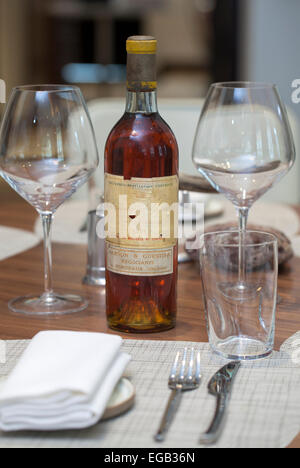 Flasche Chateau d ' Yquem Stockfoto