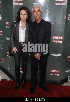 West Hollywood, CA. 20. Februar 2015. Jacqueline Bisset im Ankunftsbereich für The GREAT British Film Empfang, The London West Hollywood, West Hollywood, CA 20. Februar 2015. Bildnachweis: Dee Cercone/Everett Collection/Alamy Live-Nachrichten Stockfoto