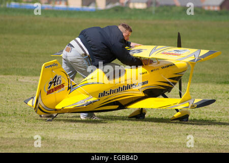 Großes Modell Flugzeuge Flugschau LMA Stockfoto