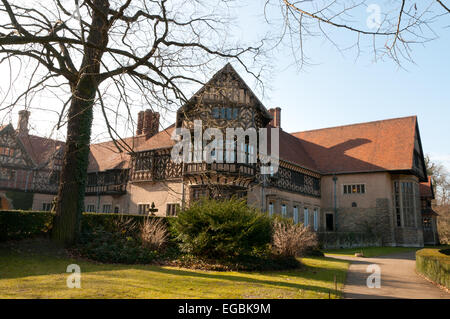 Schloss Schloss Cecilienhof, Potsdam, wo die Potsdamer Konferenz 1945 stattfand Stockfoto