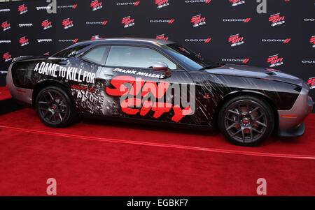 FRANK Millers SIN CITY: A DAME zu töten für Los Angeles premiere Featuring: Atmosphäre wo: Hollywood, Kalifornien, USA bei: 20. August 2014 Stockfoto