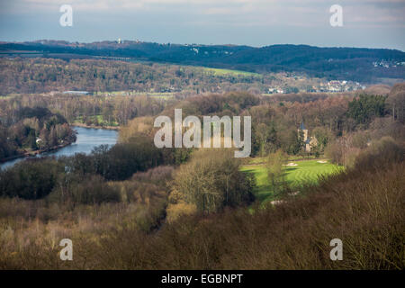 'Haus Oefte' Golfplatz, Essen, Deutschland Stockfoto