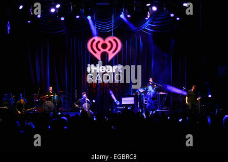 Las Vegas, Nevada, USA. 22. Februar 2015. One Republic führt auf dem iHeartRadio ultimative Valentine Tag entkommen Konzert am 21. Februar 2015 in Brooklyn Bowl in The LINQ in Las Vegas, Nevada. © Marcel Thomas/ZUMA Draht/Alamy Live-Nachrichten Stockfoto