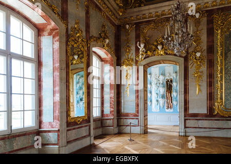 "Goldraum", innere Rundale Palace Museum, Lettland Stockfoto