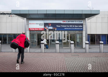 Aberdeen International Flughafen Terminal Building Stockfoto