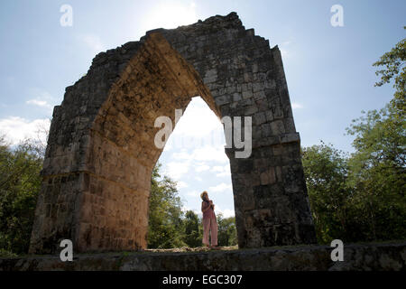Bogen, Maya Ruinen, Kabah, Yucatan, Mexiko Stockfoto