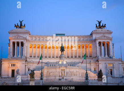 Famous 'Altare della Patria"in Rom, Italien Stockfoto