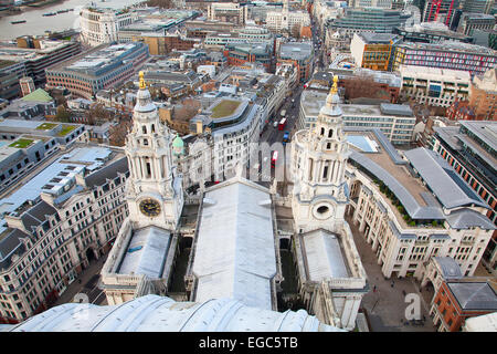Luftaufnahme von London, UK Stockfoto