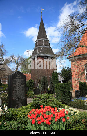 St. Johanniskirche, Johanneskirche, Curslack, Hamburg, Deutschland, Europa Stockfoto