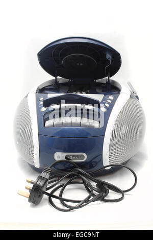 Bush tragbare Radio-CD-Kassetten-player Stockfoto
