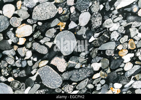 Kieselsteine rock Hintergrund Stockfoto